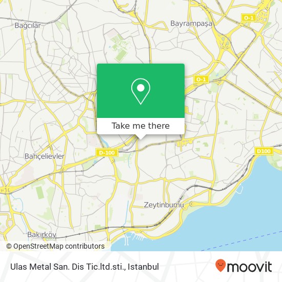 Ulas Metal San. Dis Tic.ltd.sti. map