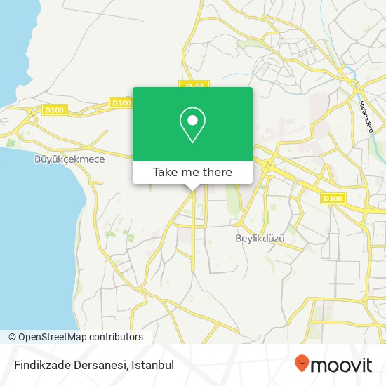 Findikzade Dersanesi map