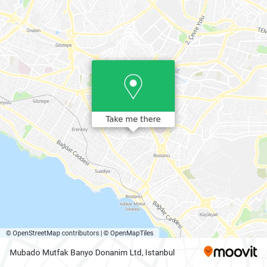 Mubado Mutfak Banyo Donanim Ltd map