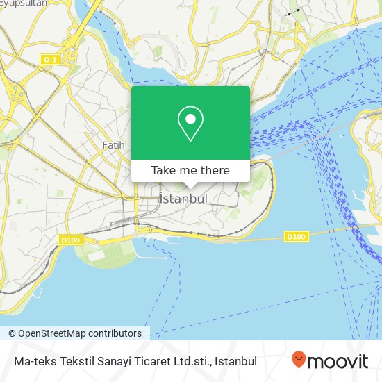 Ma-teks Tekstil Sanayi Ticaret Ltd.sti. map