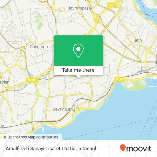 Amalfi Deri Sanayi Ticaret Ltd.tic. map