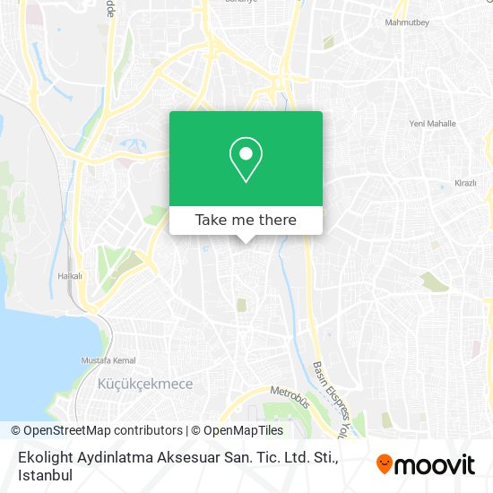 Ekolight Aydinlatma Aksesuar San. Tic. Ltd. Sti. map