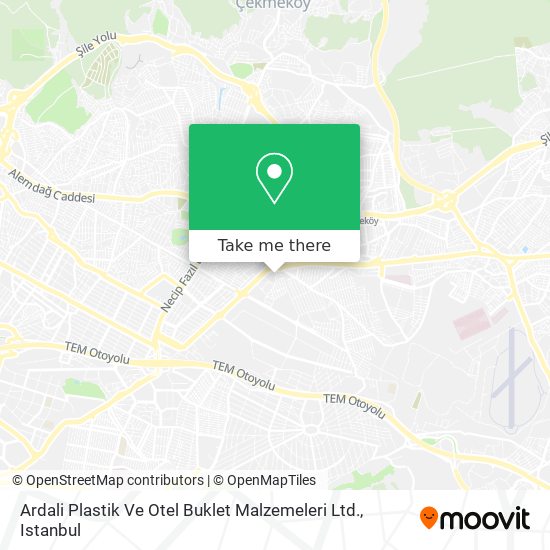 Ardali Plastik Ve Otel Buklet Malzemeleri Ltd. map