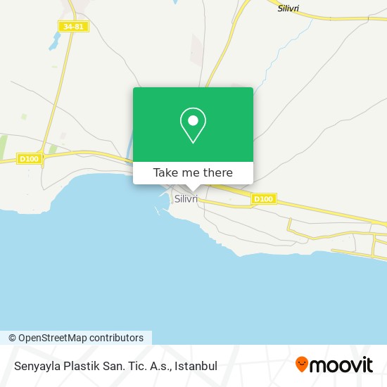 Senyayla Plastik San. Tic. A.s. map