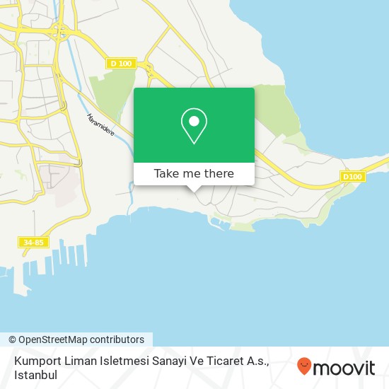 Kumport Liman Isletmesi Sanayi Ve Ticaret A.s. map
