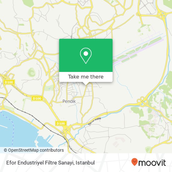 Efor Endustriyel Filtre Sanayi map