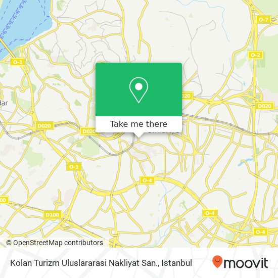 Kolan Turizm Uluslararasi Nakliyat San. map