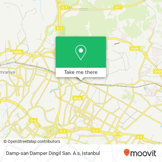 Damp-san Damper Dingil San. A.s map