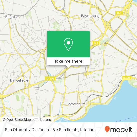 San Otomotiv Dis Ticaret Ve San.ltd.sti. map