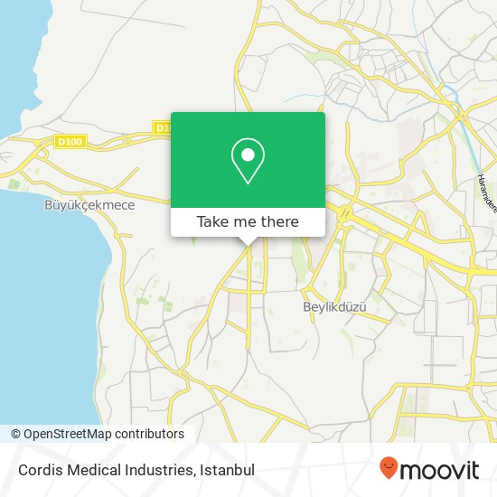 Cordis Medical Industries map