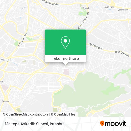 Maltepe Askerlik Subesi map