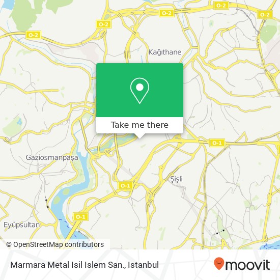 Marmara Metal Isil Islem San. map