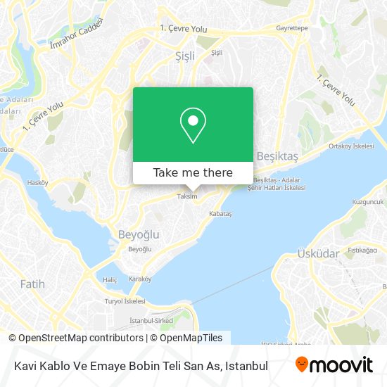 Kavi Kablo Ve Emaye Bobin Teli San As map