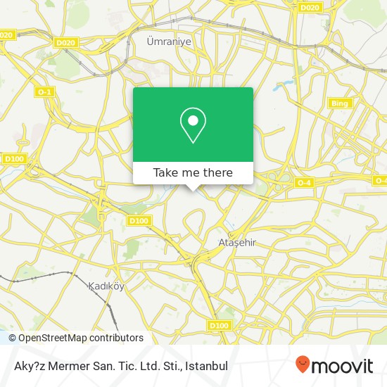 Aky?z Mermer San. Tic. Ltd. Sti. map