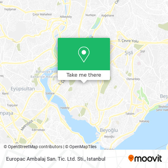 Europac Ambalaj San. Tic. Ltd. Sti. map