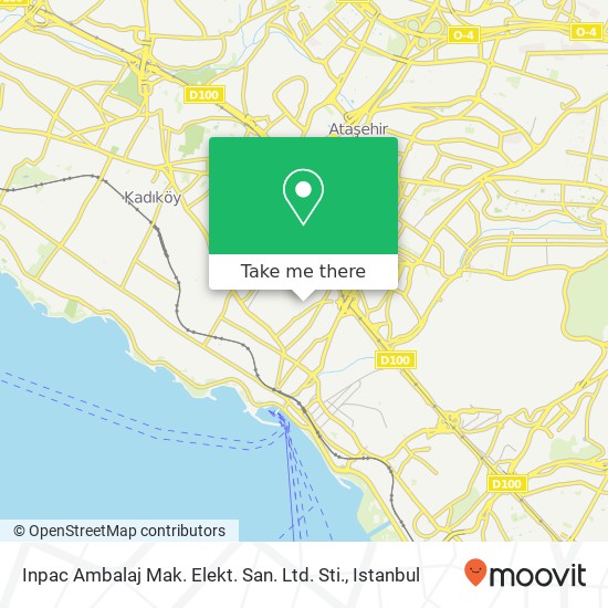 Inpac Ambalaj Mak. Elekt. San. Ltd. Sti. map