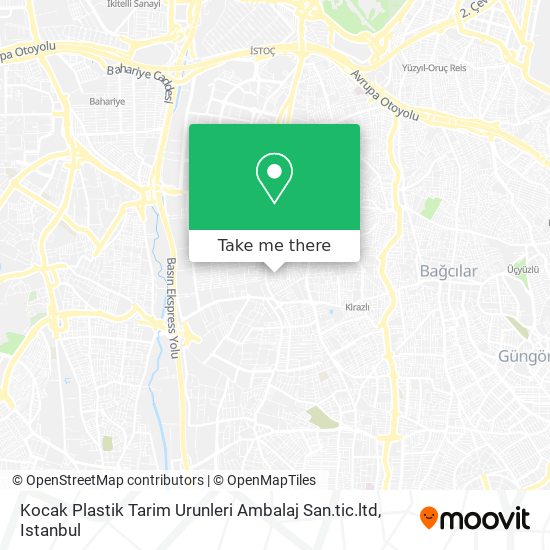 Kocak Plastik Tarim Urunleri Ambalaj San.tic.ltd map