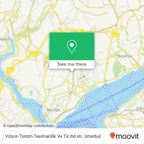 Vizyon Turizm Tasimacilik Ve Tic.ltd.sti. map