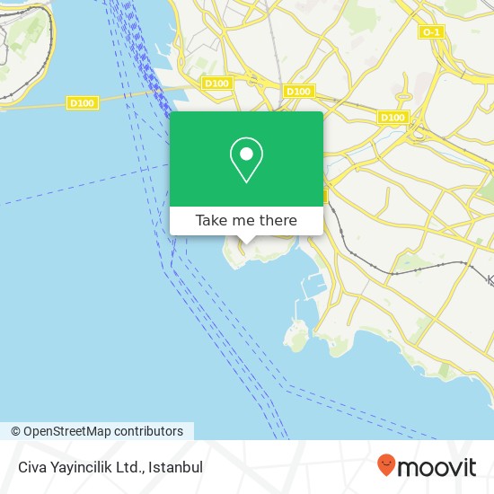 Civa Yayincilik Ltd. map