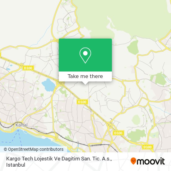 Kargo Tech Lojestik Ve Dagitim San. Tic. A.s. map