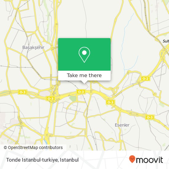 Tonde Istanbul-turkiye map