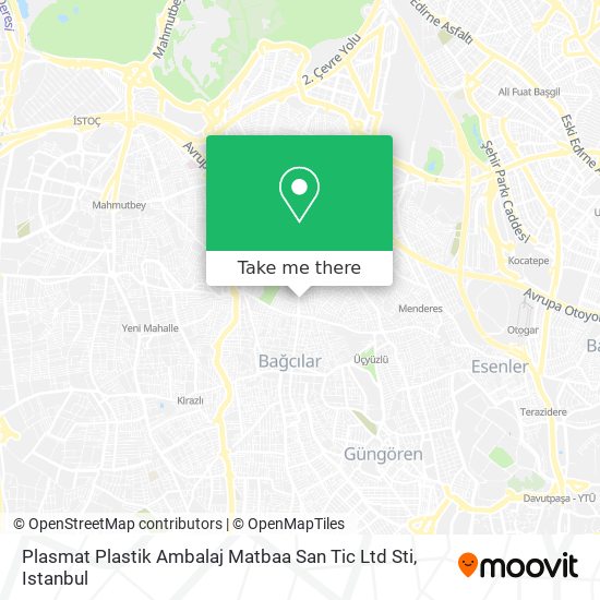 Plasmat Plastik Ambalaj Matbaa San Tic Ltd Sti map