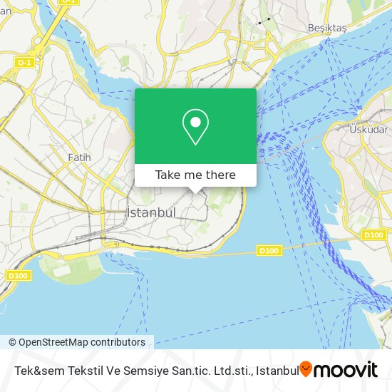 Tek&sem Tekstil Ve Semsiye San.tic. Ltd.sti. map