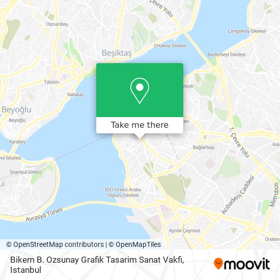 Bikem B. Ozsunay Grafik Tasarim Sanat Vakfi map