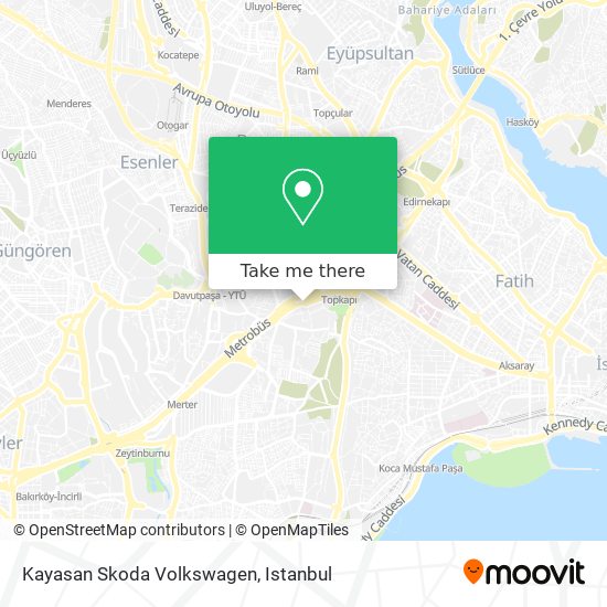 Kayasan Skoda Volkswagen map