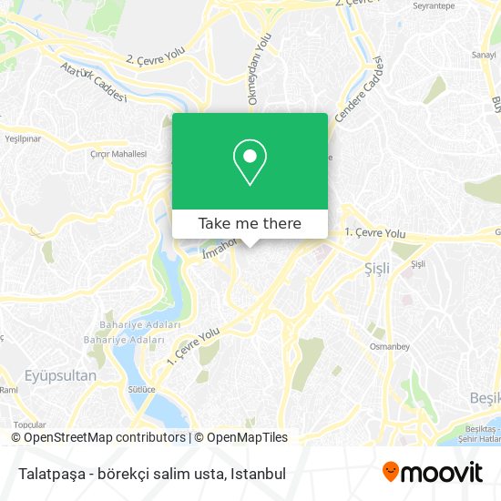 Talatpaşa - börekçi  salim usta map