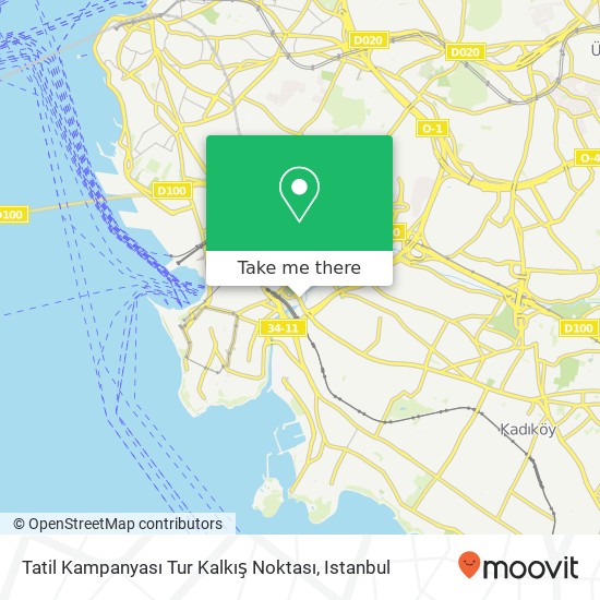 Tatil Kampanyası Tur Kalkış Noktası map