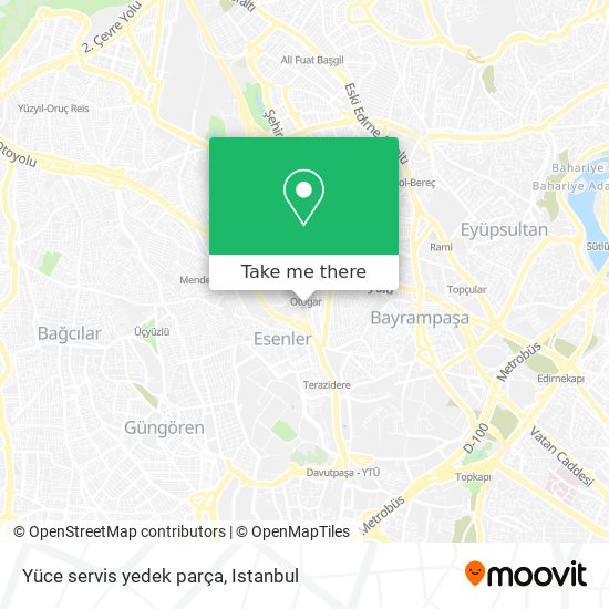 Yüce servis yedek parça map
