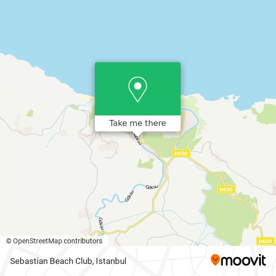 Sebastian Beach Club map