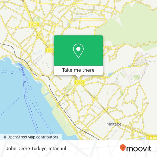 John Deere Turkiye map