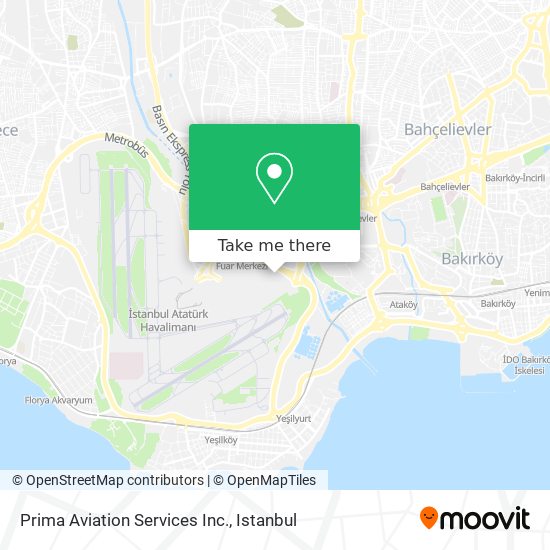 Prima Aviation Services Inc. map
