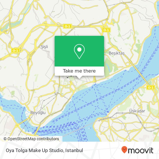 Oya Tolga Make Up Studio map