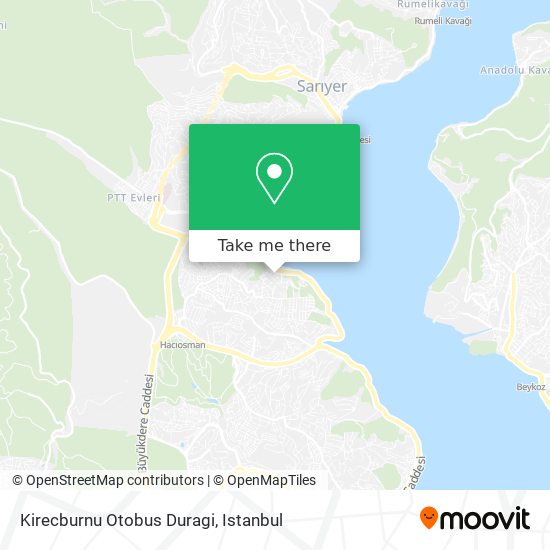 Kirecburnu Otobus Duragi map