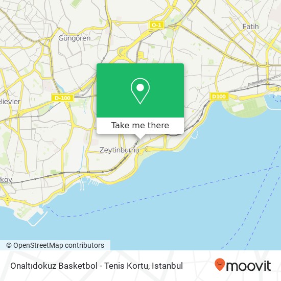 Onaltıdokuz Basketbol - Tenis Kortu map