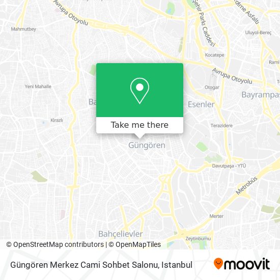 Güngören Merkez Cami Sohbet Salonu map