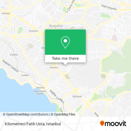 Kilometreci Fatih Usta map