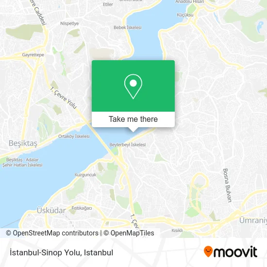 İstanbul-Sinop Yolu map