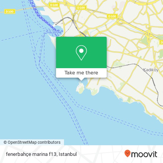 fenerbahçe marina f13 map