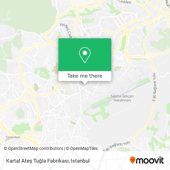 Kartal Ateş Tuğla Fabrikası map