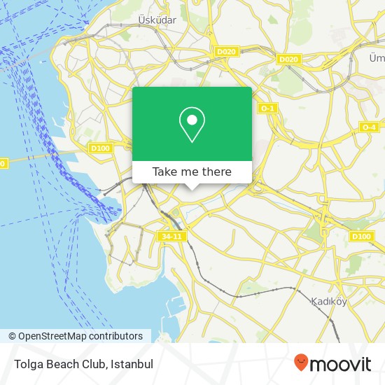 Tolga Beach Club map