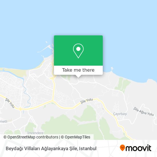 Beydağı Villaları Ağlayankaya Şile map