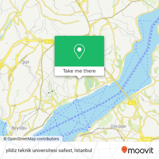 yildiz teknik universitesi safest map