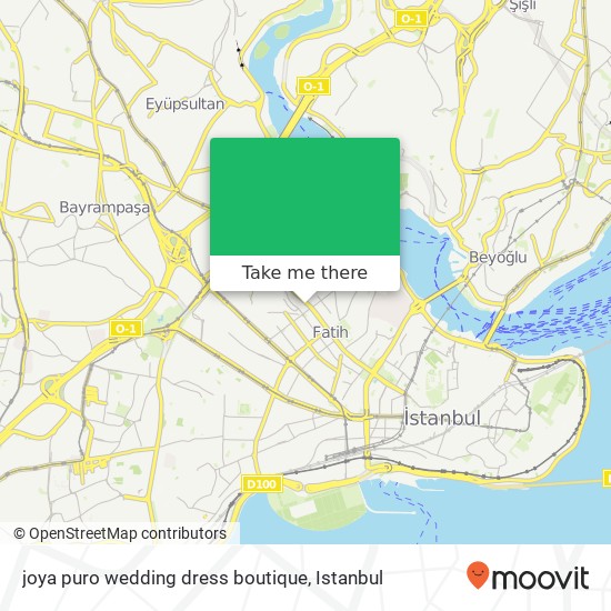 joya puro wedding dress boutique map