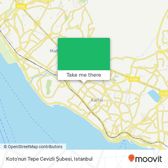 Koto'nun Tepe Cevizli Şubesi map