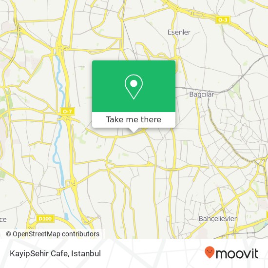 KayipSehir Cafe map