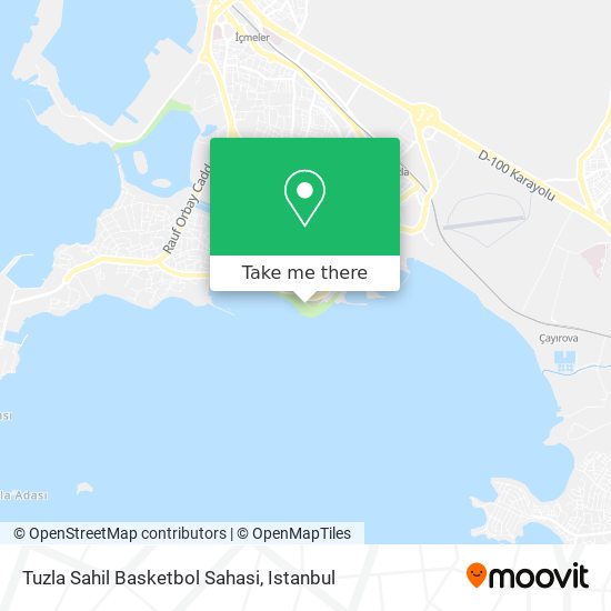 Tuzla Sahil Basketbol Sahasi map